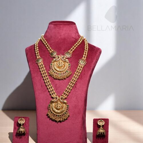 MAHA LAKSHMI WITH FLORAL-BC0029