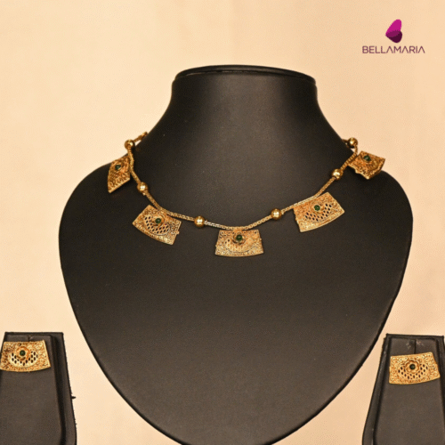 FIVE RECTANGLE PENDENT MALA-NE0168