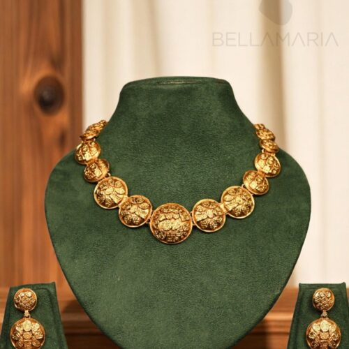 ROUND ANTIC FLORAL CHOKER-NE0060