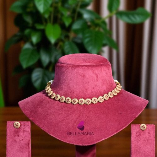 SIMPLE FLORAL MATTE STONE-NE00015