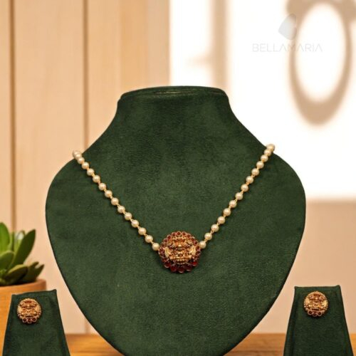 FLORAL CHOKER WITH GHUNGROO-C00067