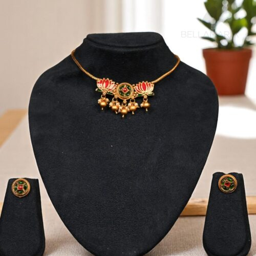 PADMA PENDENT MALA-NE0093