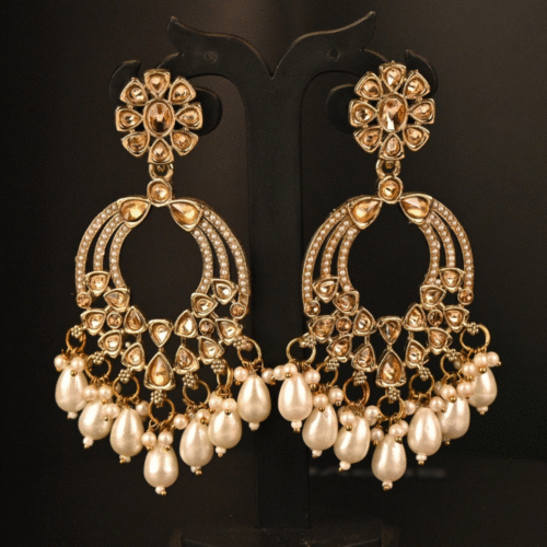 RAIN DROPE PERAL HANGING EARING-ER0012