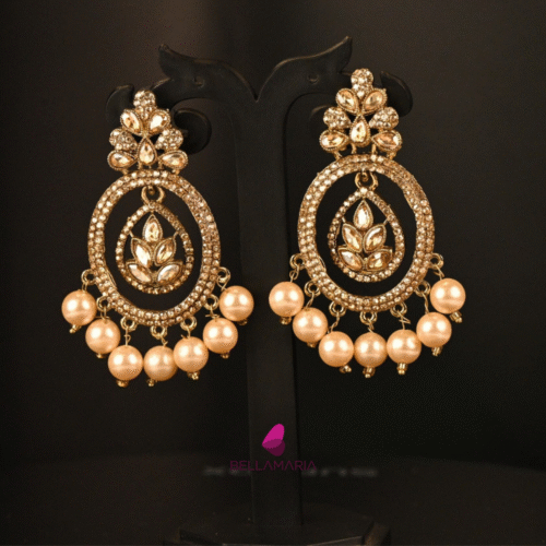 ROSEGOLD PERAL HANGING EARING-ER0002