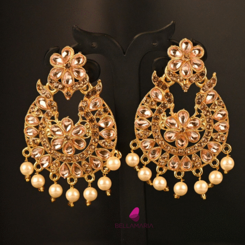 GOLDEN STONE AND PERAL EARING-ER0032